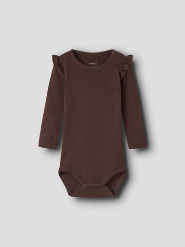 NAME IT - Pijama entero/body en marrón
