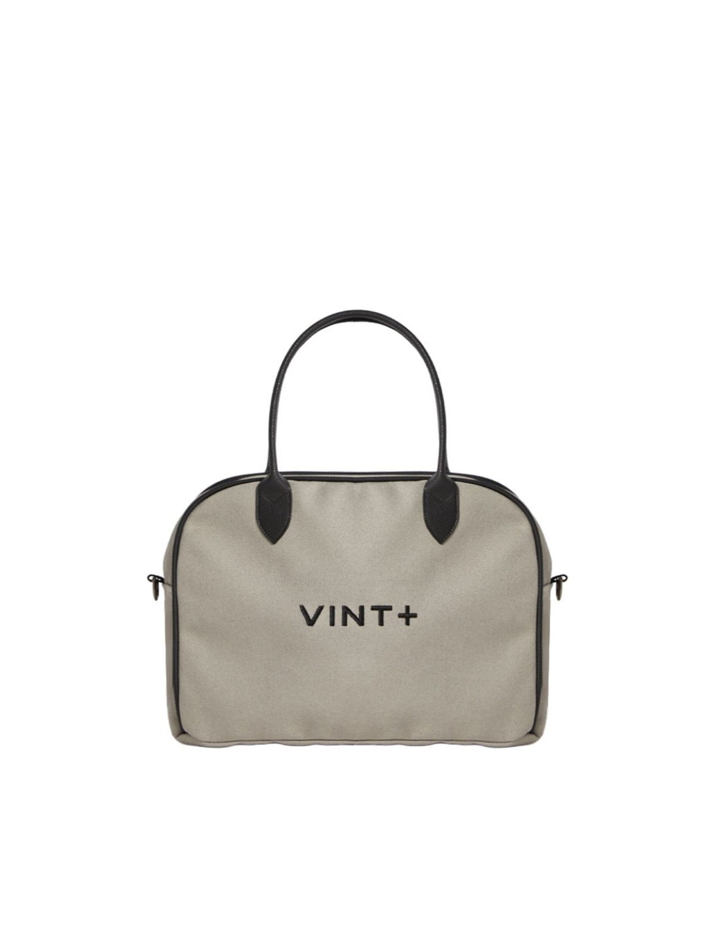 VINT+ Handbag 'Bowling Bag' in Grey