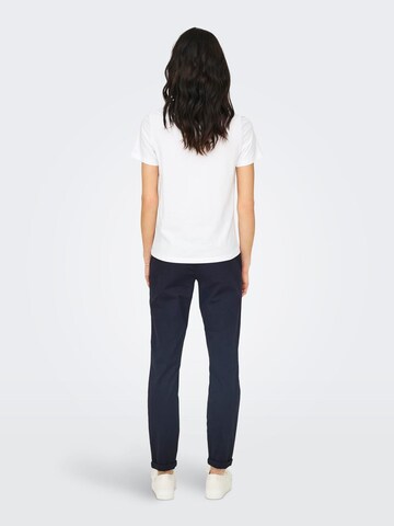 Tricou 'ONLOLIVIA' de la ONLY pe alb