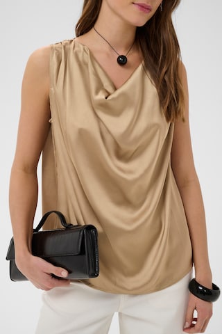 CULTURE - Blusa 'Camusa' en beige