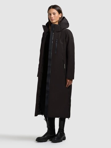 khujo Winter Coat 'LOFI3' in Black