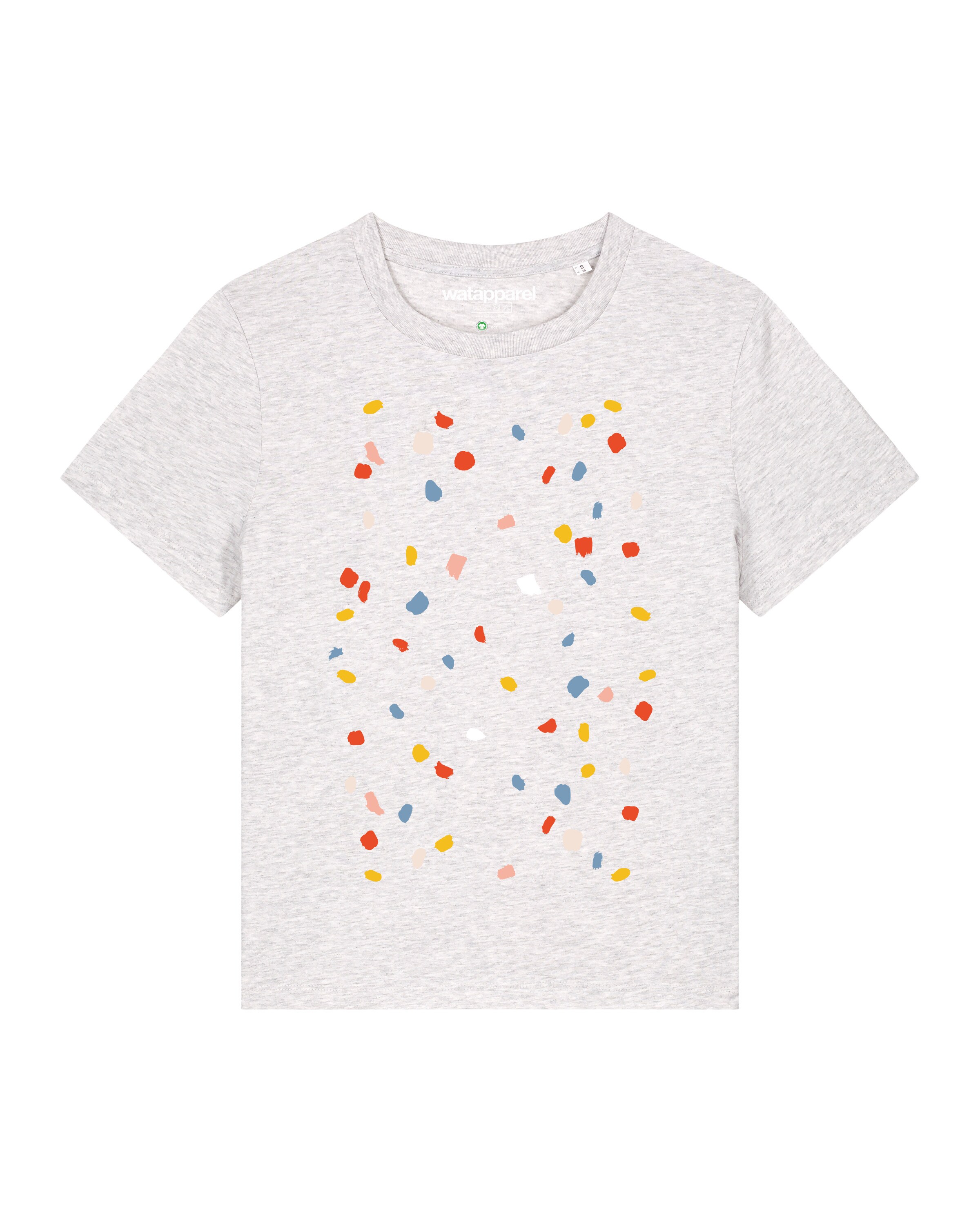 Watapparel Shirt 'This is Art' in Wit: voorkant