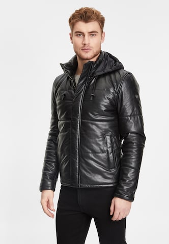 Gipsy Between-season jacket in Black: front