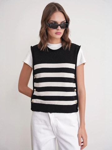 MixRay - Pullover em preto: frente