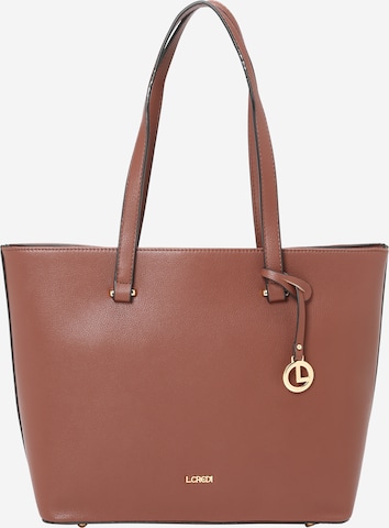 L.CREDI Наплечная сумка в Коричневый: спереди