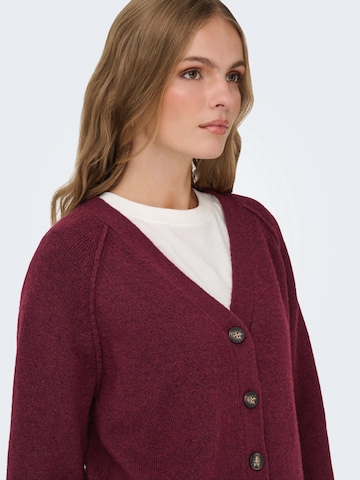 ONLY Knit cardigan 'ONLHAZEL' in Red