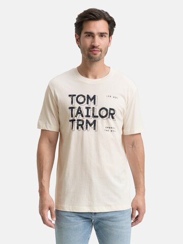 TOM TAILOR Shirt in Bruin: voorkant