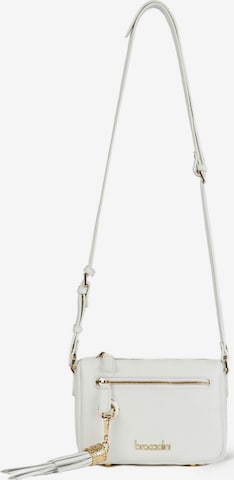 Borsa a spalla 'Margot' di Braccialini in bianco: frontale