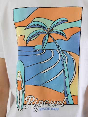 RIP CURL - Camiseta 'TIDE LINE' en blanco