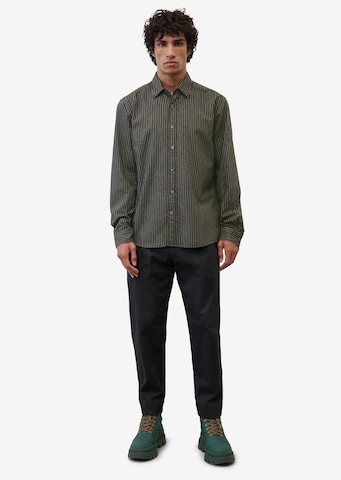 Marc O'Polo Regular fit Button Up Shirt in Brown