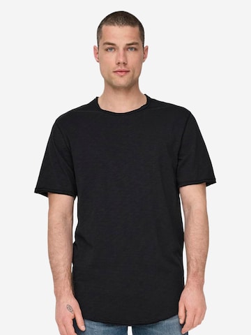 Only & Sons Shirt 'BENNE' in Black