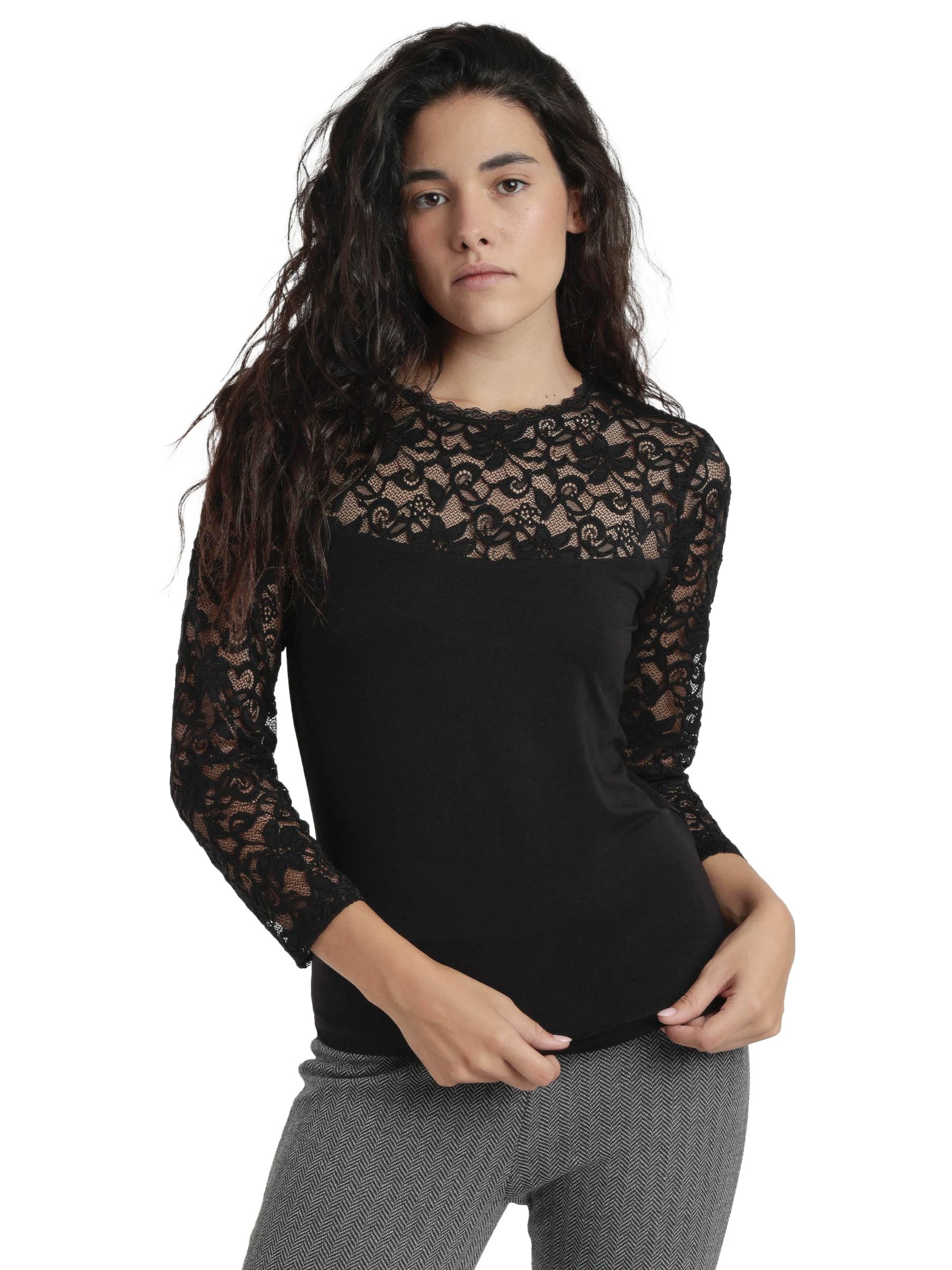 admas - Top en negro: frente