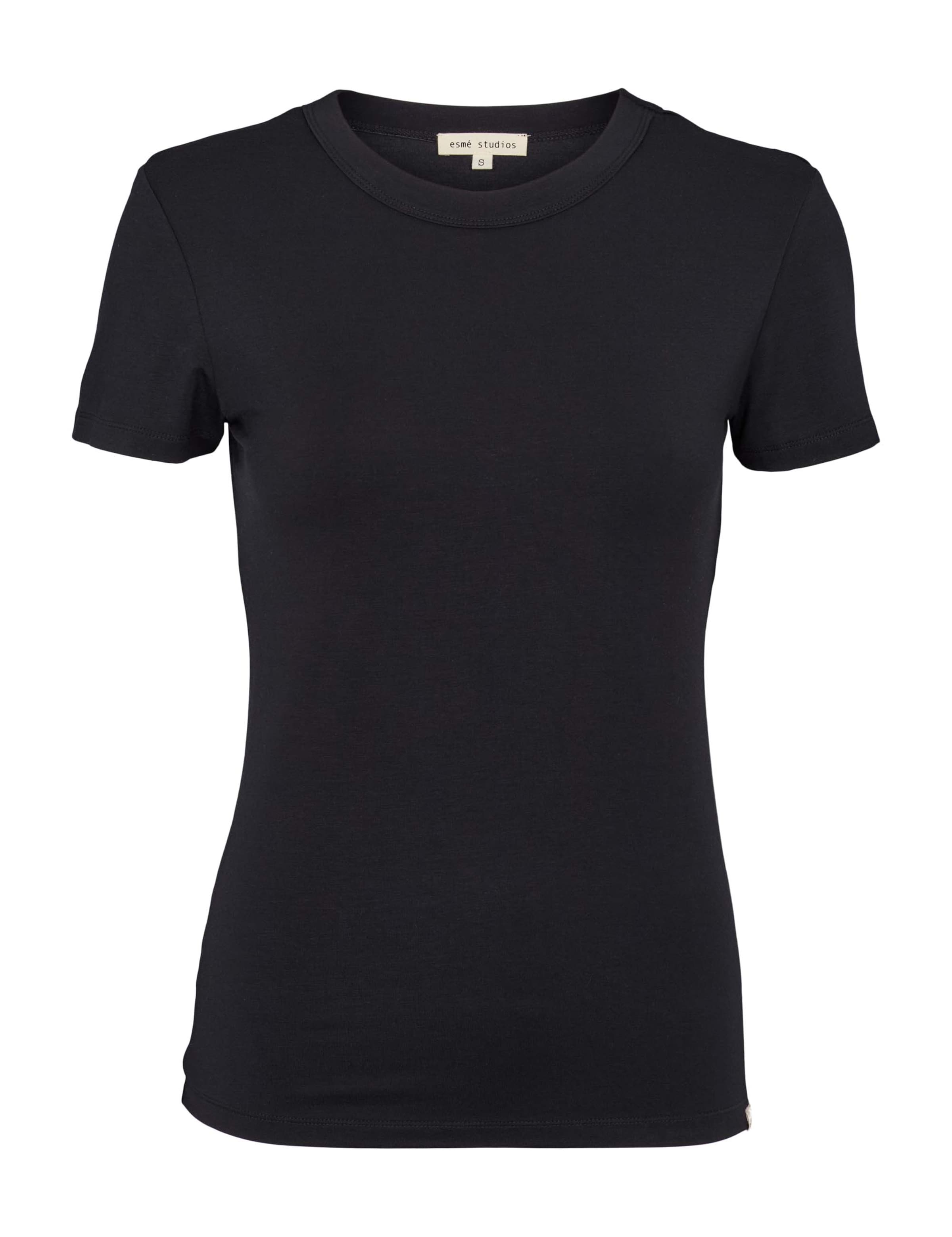 Esmé Studios - Camiseta 'Penelope' en negro: frente