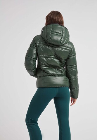 JACK1T Outdoorjas ' R4D Tramline Puffer Racer Lux ' in Groen