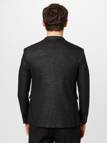 Coupe slim Veste de costume BURTON MENSWEAR LONDON en noir