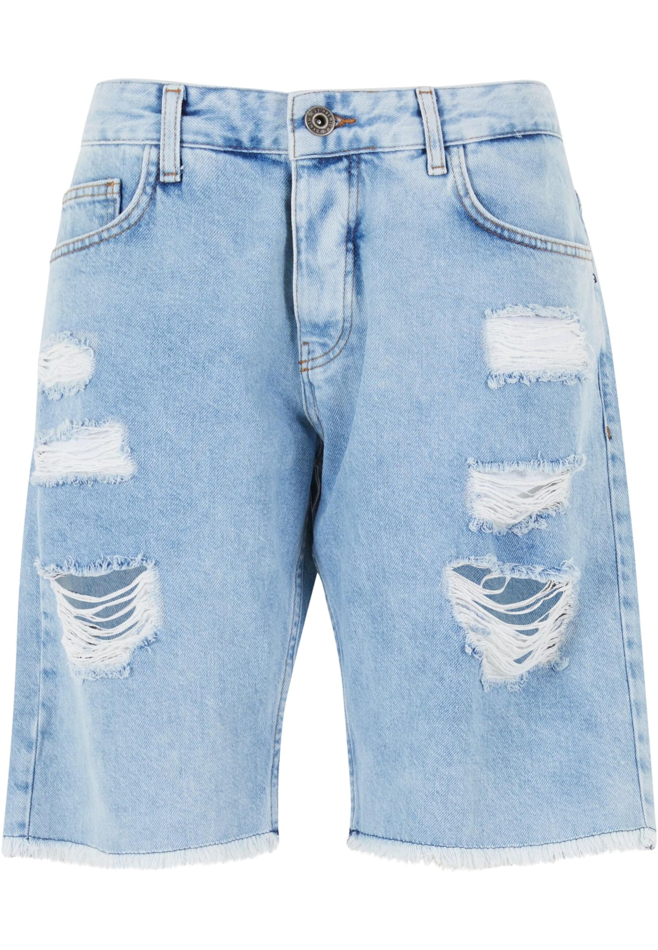 2Y Premium Loosefit Jeans in Blauw: voorkant