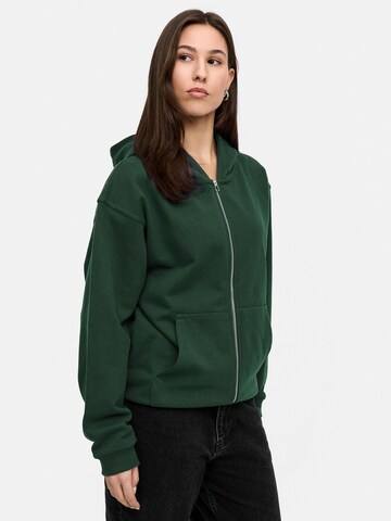 Daily Cotton Sweatjacke 'DCLUGO'‌‌‌‌ in Grün