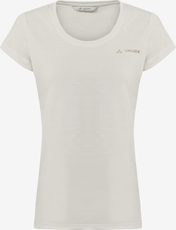 VAUDE Performance Shirt 'Abelia' in Beige: front