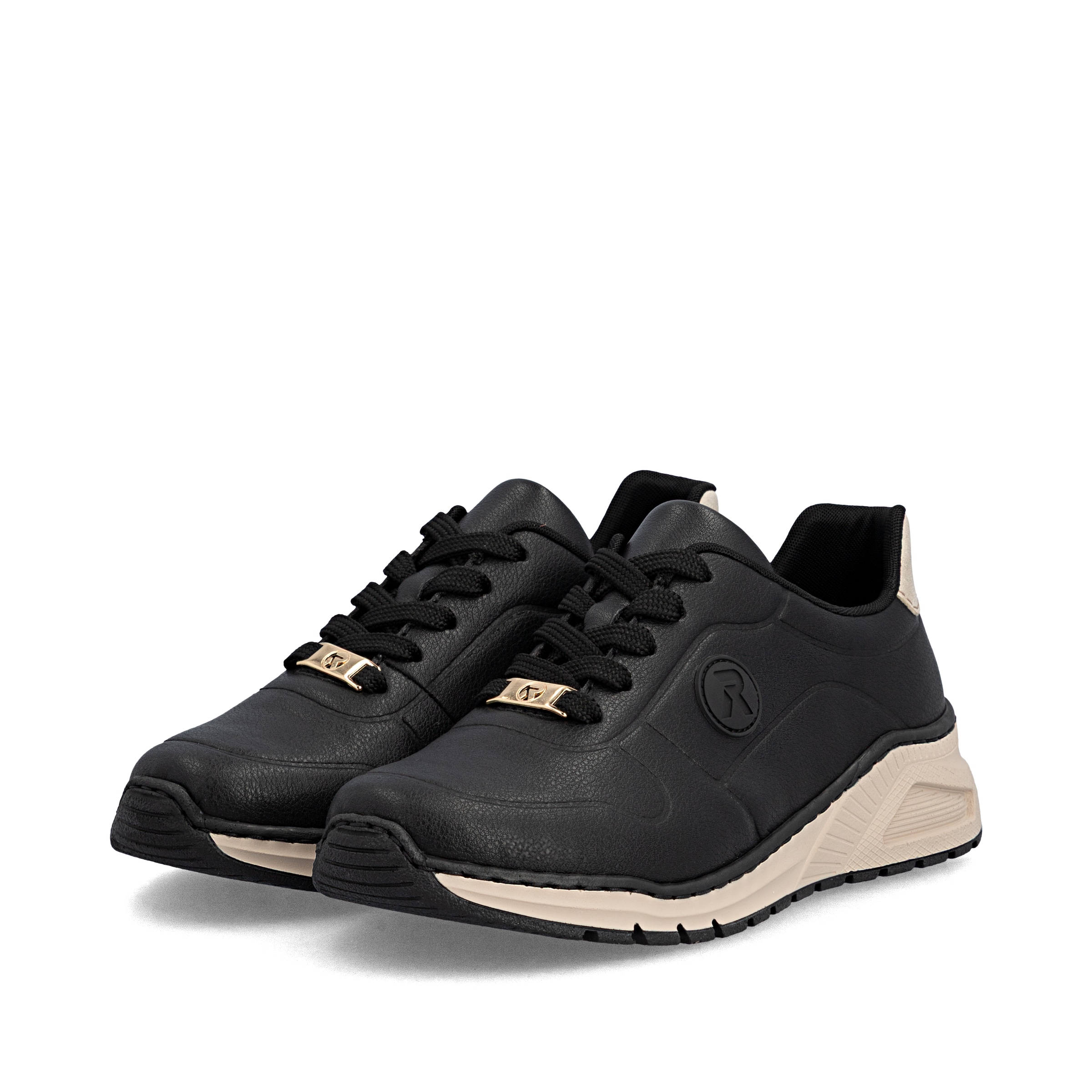 Baskets basses Rieker en noir