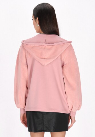 myMo ROCKS Tussenjas 'Comfy ' in Roze