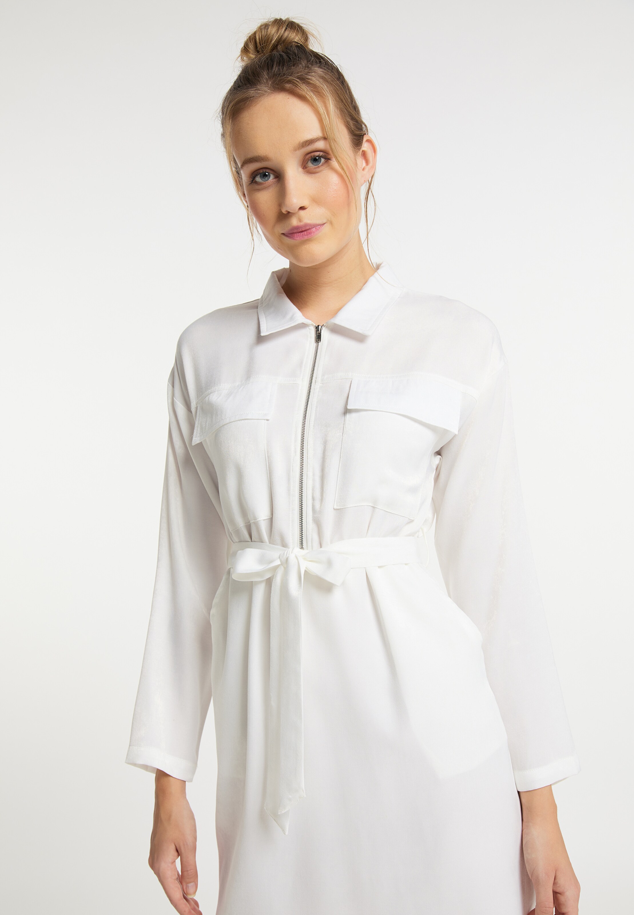 Vêtements Robe-chemise DreiMaster Vintage en Blanc 