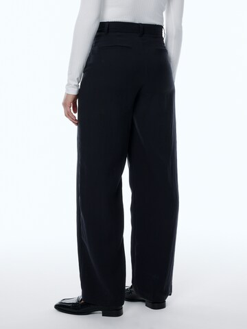 EDITED Normalny krój Spodnie 'Romy' w kolorze czarny