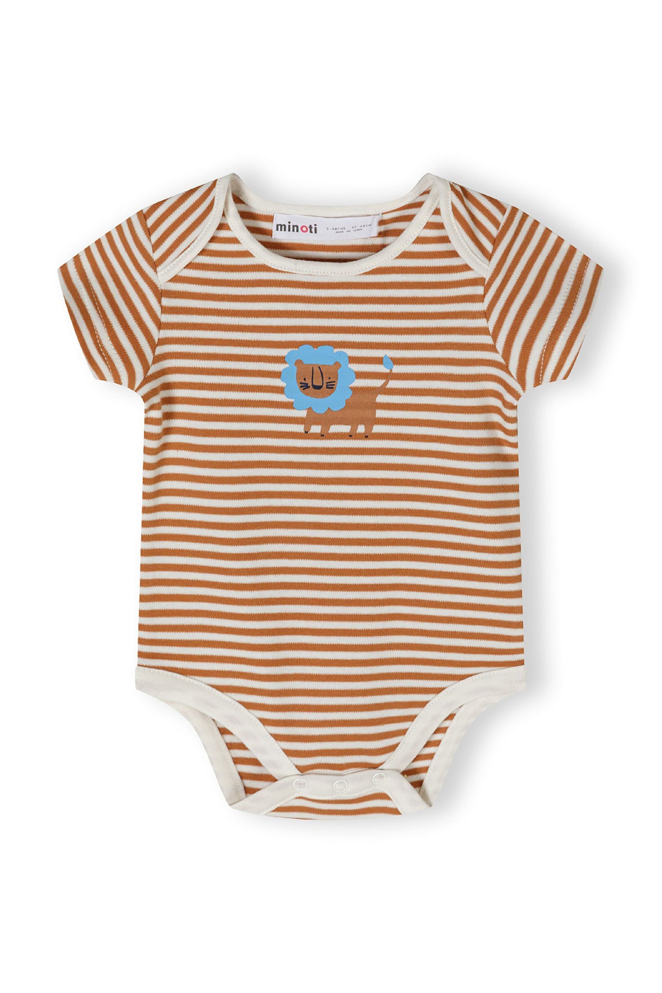 MINOTI Pajac/bodi | bež barva