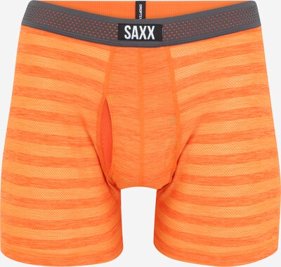 SAXX Sous-vêtements de sport 'HOT SHOT' en orange chiné, Vue avec produit