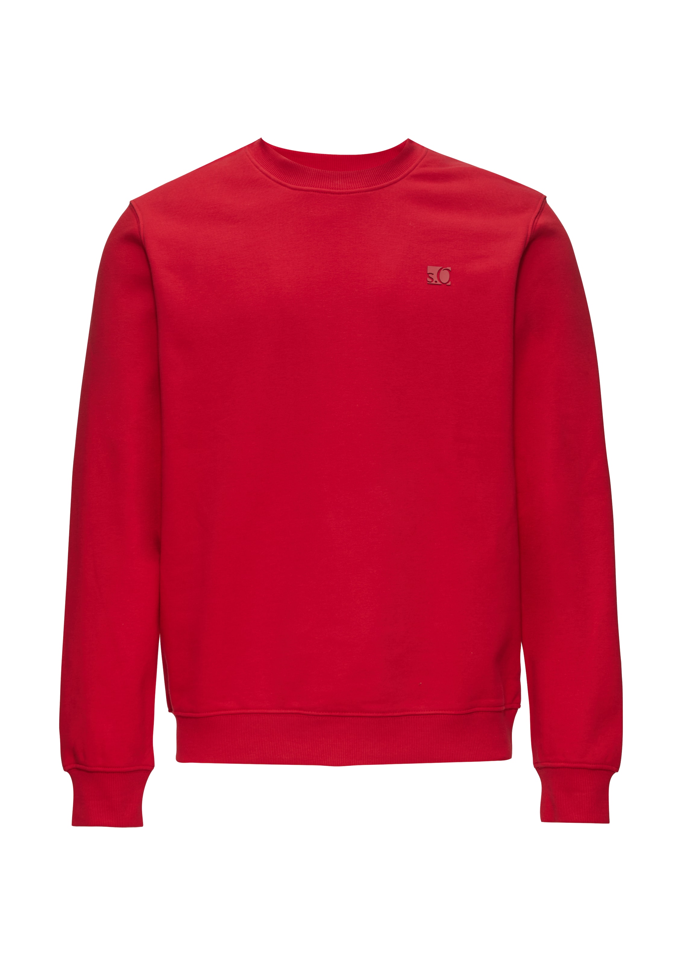 s.Oliver Sweatshirt in Rot: Vorderseite