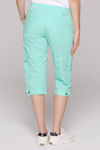 Soccx Regular Basic Skater-Shorts mit Beintaschen in Blau