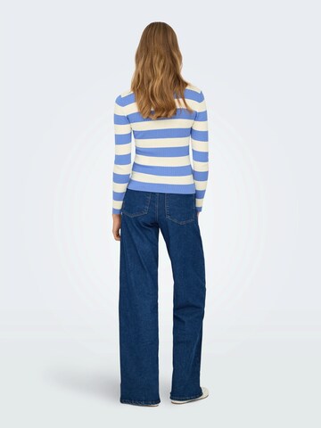 JDY Sweater 'JDYPLUM' in Blue