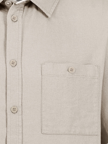 Eight2Nine Regular Fit Hemd in Beige