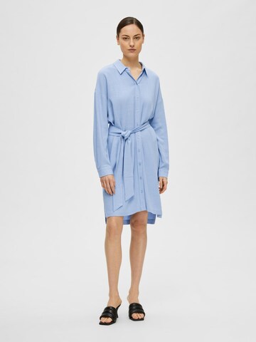 Abito camicia 'Viva-Tonia' di SELECTED FEMME in blu