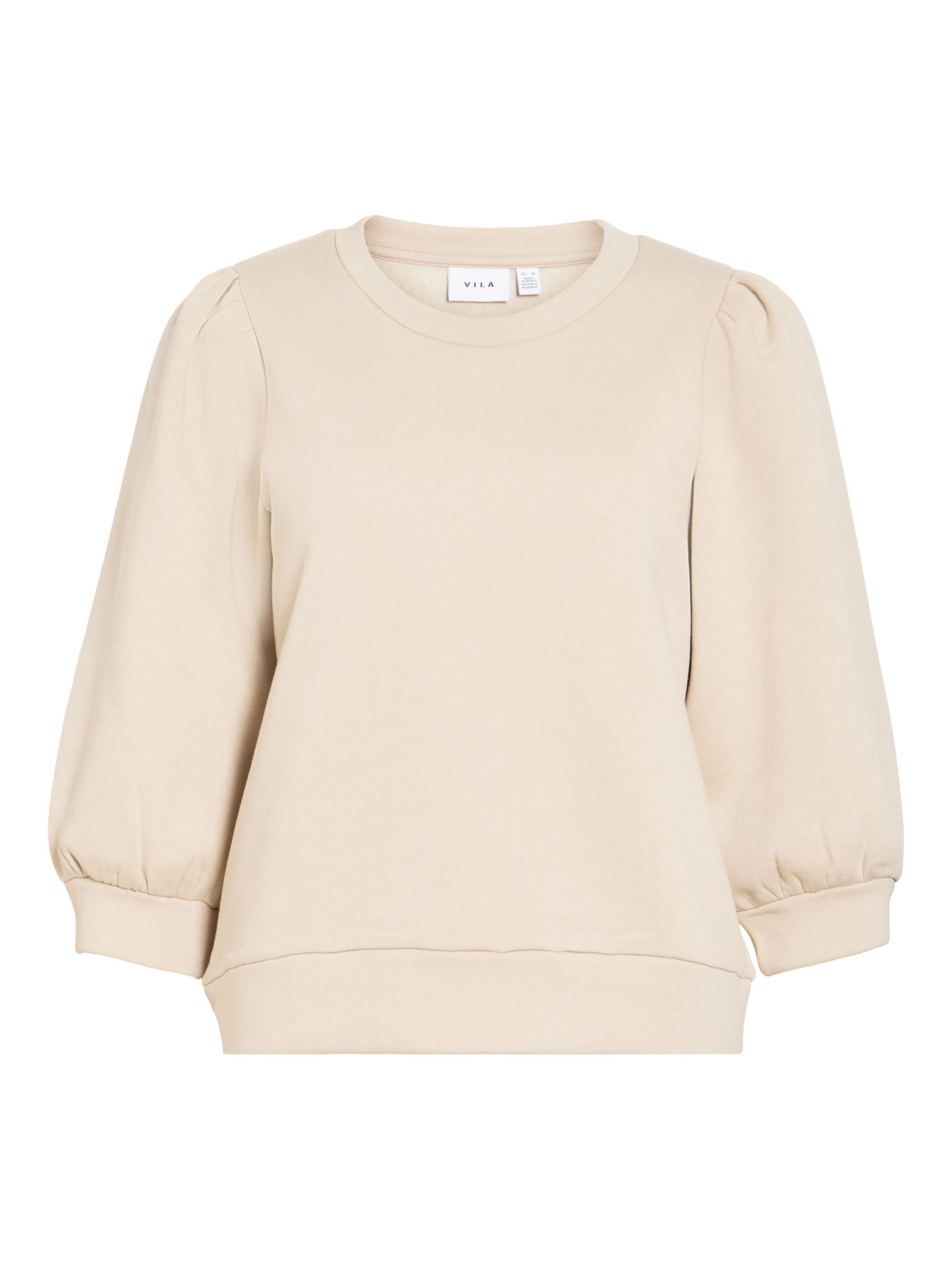 Sweat-shirt 'VIVera' VILA en beige : devant