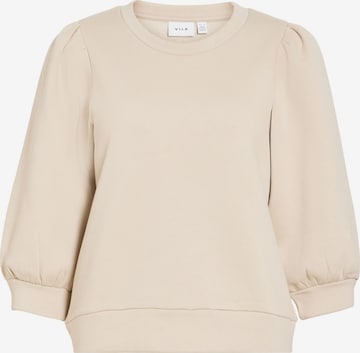 Sweat-shirt 'VIVera' VILA en beige : devant