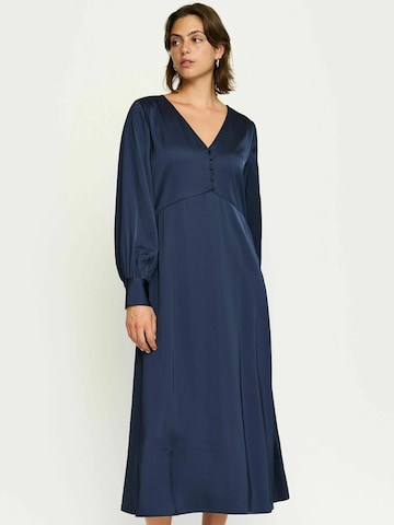 Soft Rebels Šaty ' SRAbia ' – modrá: přední strana