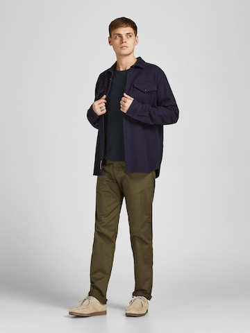 JACK & JONES Pulóver 'George' - kék