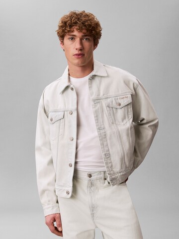 Calvin Klein Jeans Jacke '90s' in Weiß: Vorderseite