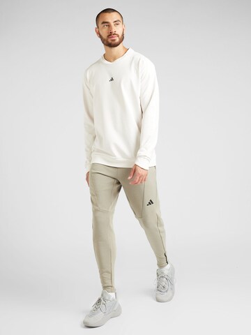 Felpa sportiva di ADIDAS PERFORMANCE in bianco