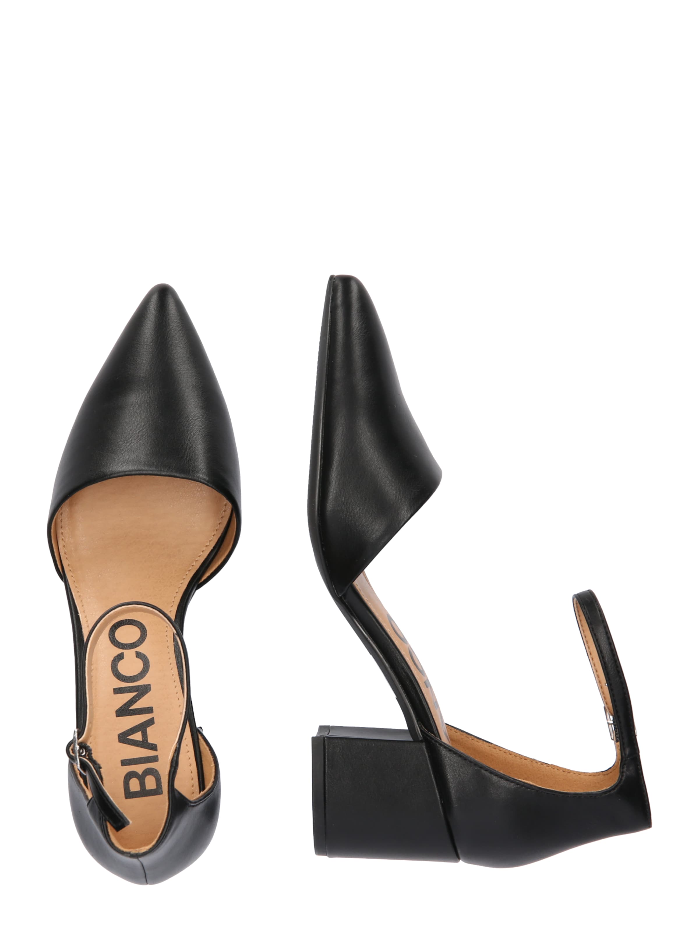 Escarpins 'DEVIVED' Bianco en noir