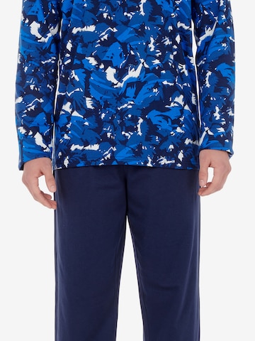 HOM Long Pajamas ' Madrague ' in Blue