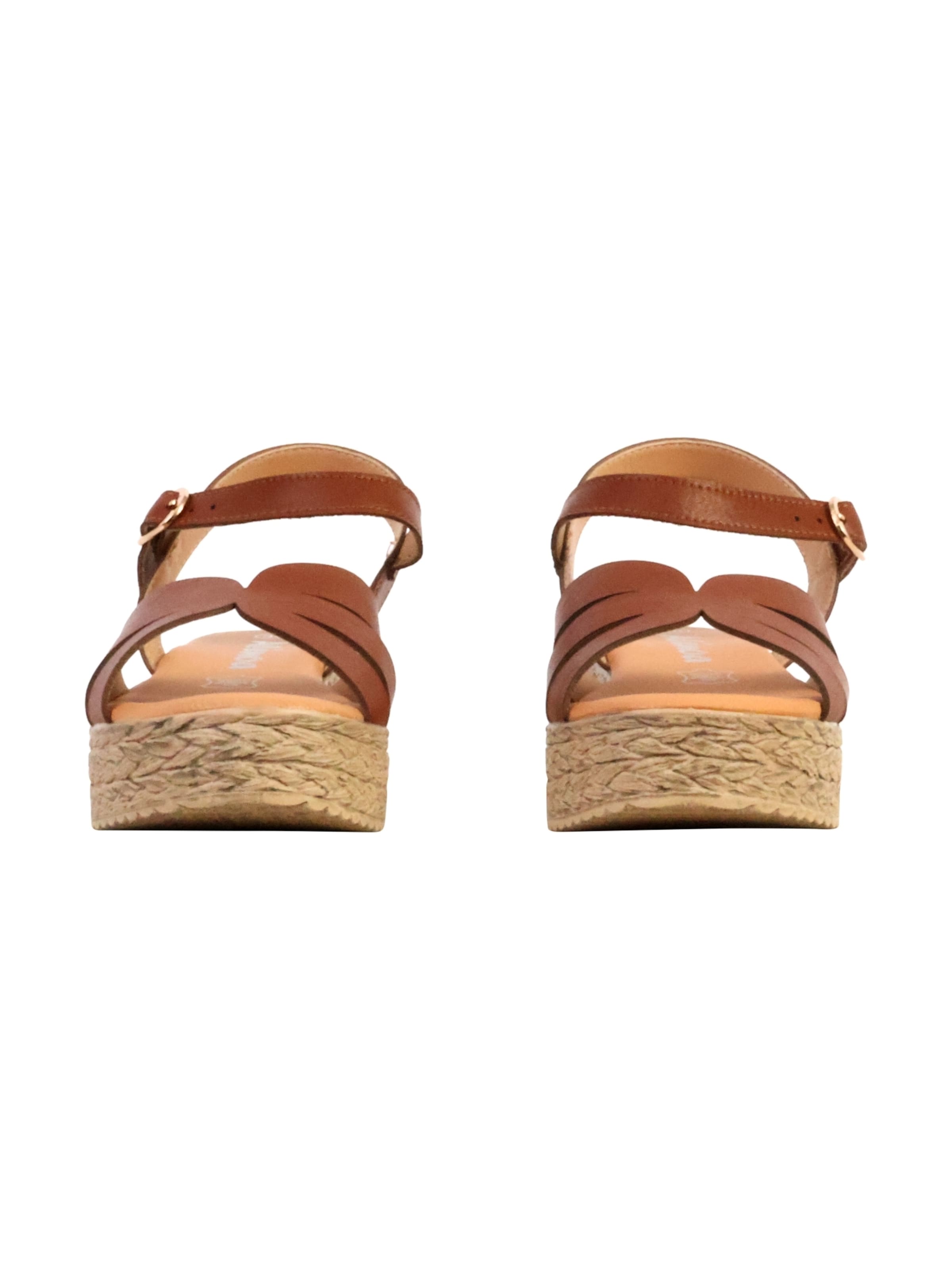 Sandales The Divine Factory en marron