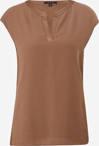 SANETTA Blouse in Brown: front