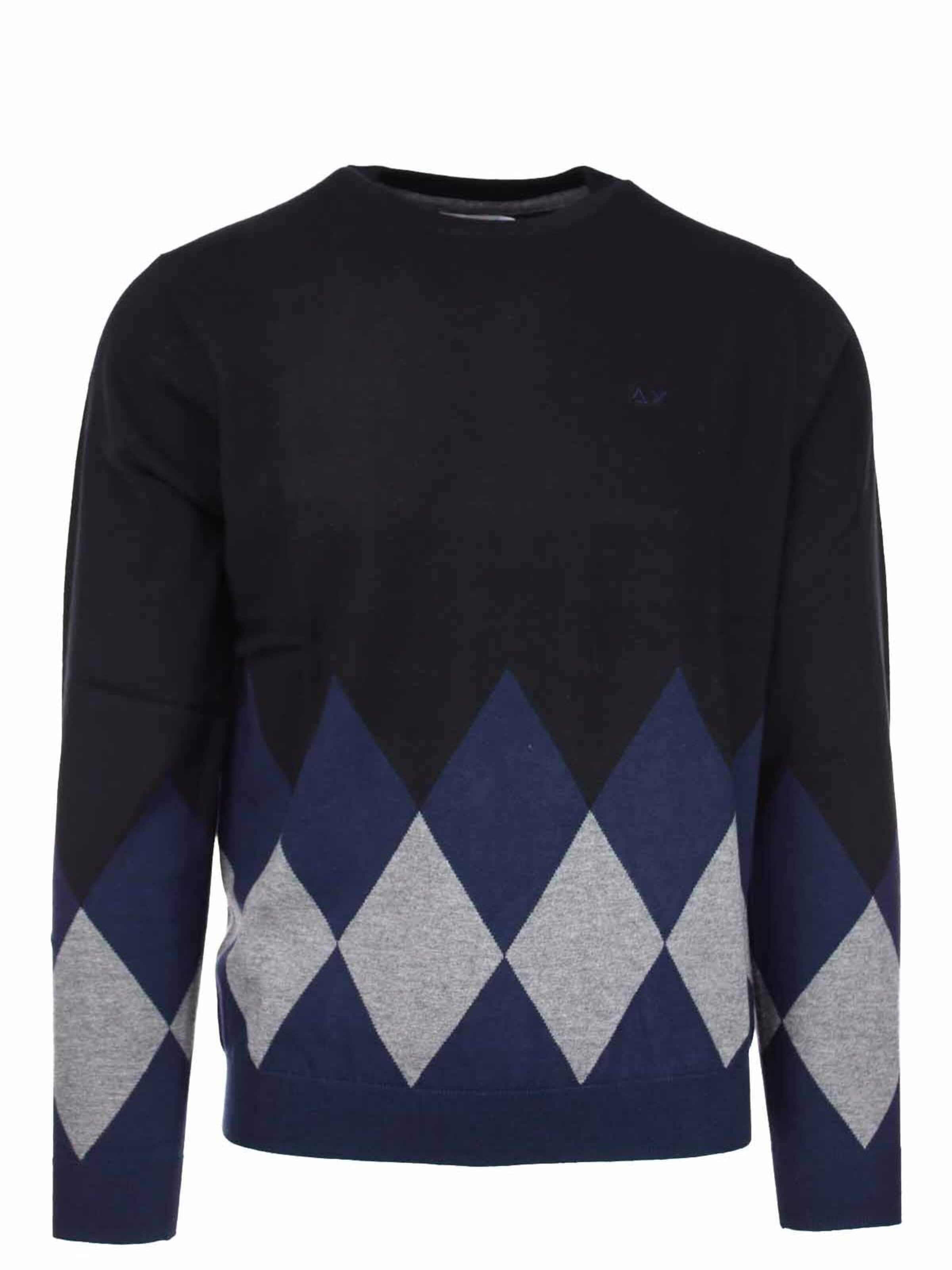 Pullover di SUN68 in nero: frontale