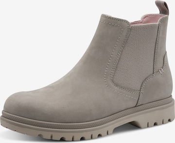 Tamaris Chelsea Boots in Grey: front