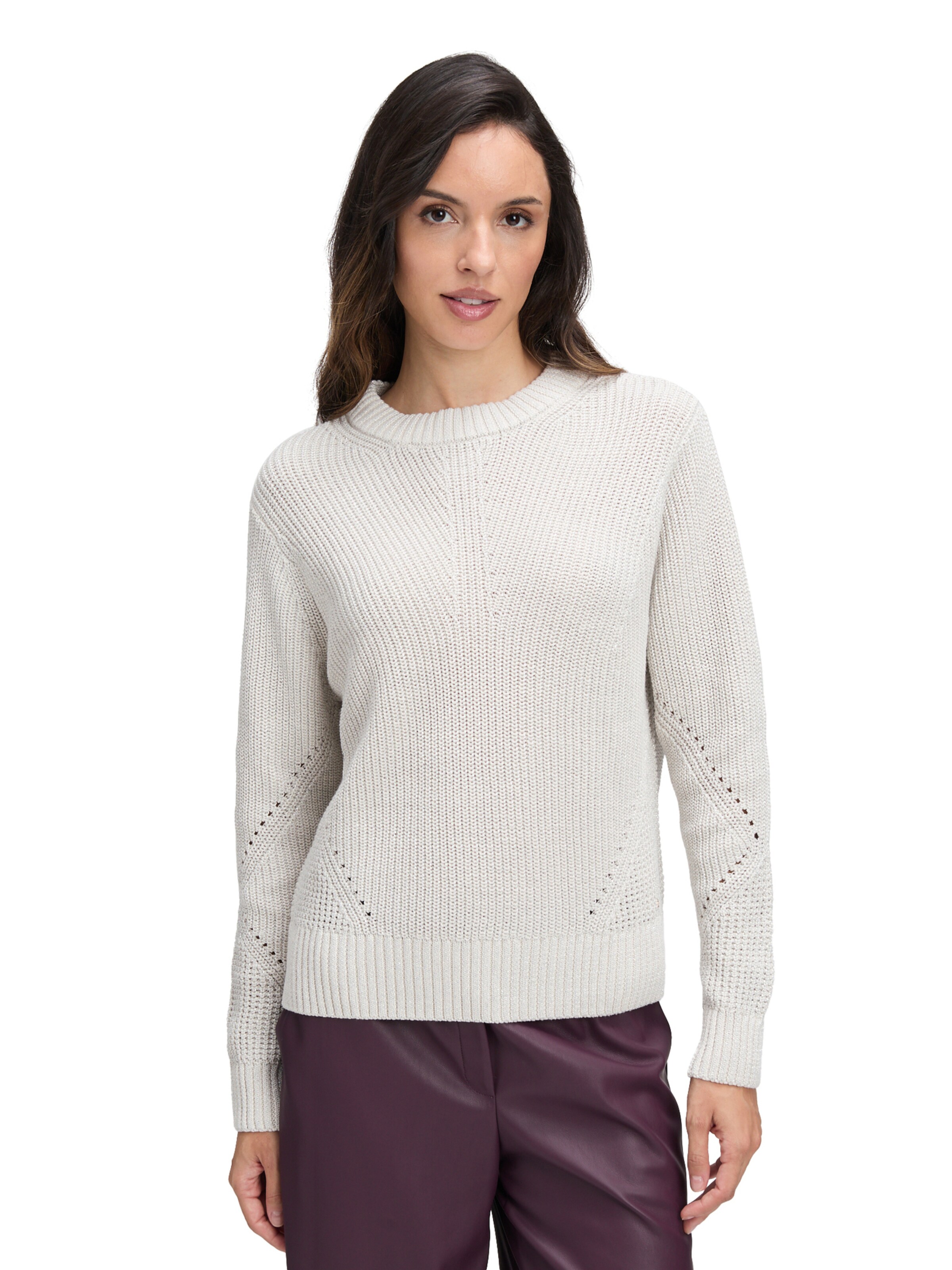Betty & Co Sweater in Beige: front