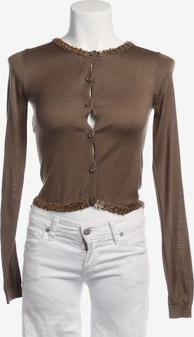 MOSCHINO Pullover / Strickjacke XXS in Braun: Vorderseite