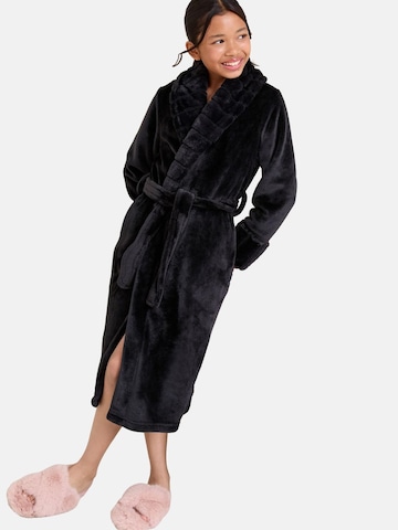 Lipsy Koupací plášť – černá: přední strana