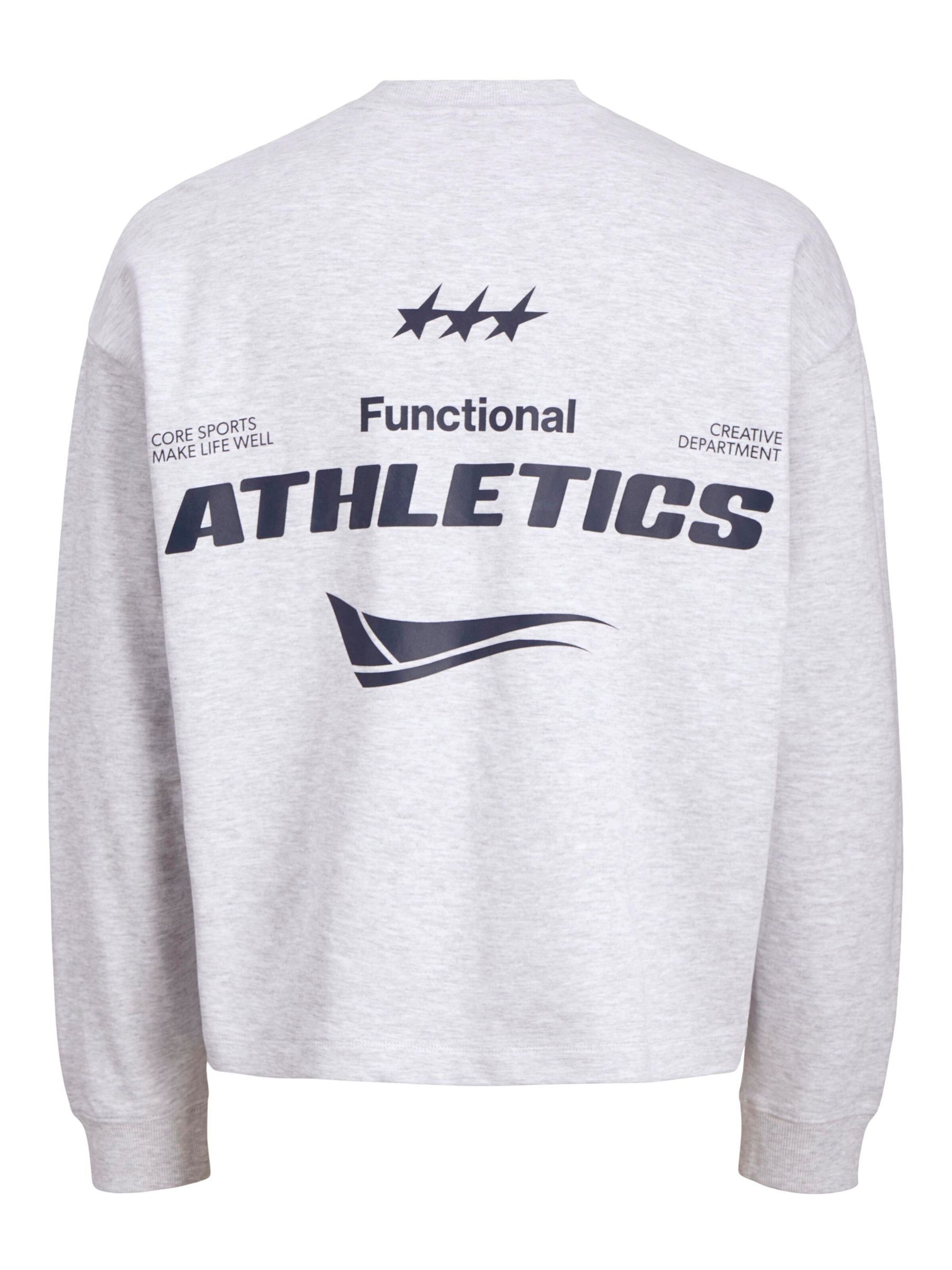 JACK & JONES Sweatshirt 'JCOSignal' in Wit