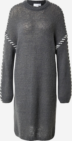 pilka VILA Megzta suknelė 'Choca New': priekis